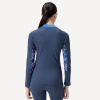Футболка лайкра Speedo Long Sleeve Rash Top длинный рукав (Женский; M; синий/мультиколор)